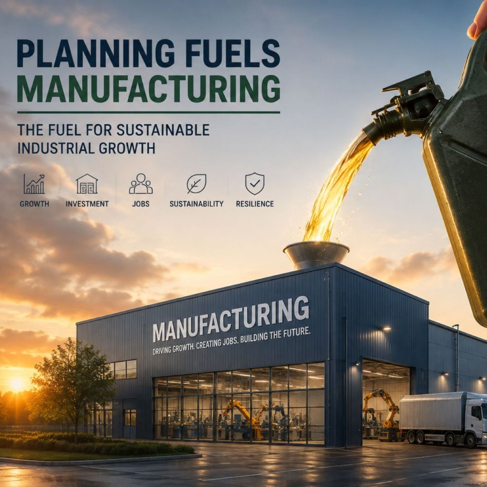 If Manufacturing is the Engine of Growth, Planning is the Fuel
